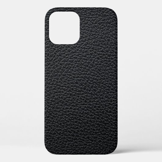 Zwarte ledertextuur of achtergrond. leder, textiel Case-Mate iPhone case (Achterkant)