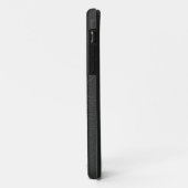 Zwarte Leer Case-Mate iPhone Case (Achterkant/links)