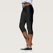 Zwarte Leggings met cowboy Belt Boots Bronc Rider (Links)
