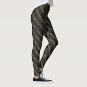 Zwarte Leggings met kool Gold Chains (Rechts)