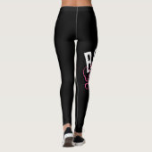 Zwarte leggings van de "Boss Lady" (Achterkant)