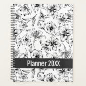 Zwarte Lelie Bloemen Planner (Voorkant)