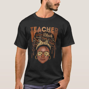 Zwarte Leraar Afro Slim Afro-Amerikaanse Liefde Me T-shirt