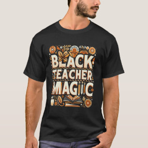 Zwarte Leraar Waardering Onderwijzer Professor Les T-shirt