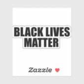 Zwarte levende materie sticker (Vel)