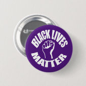 "ZWARTE LEVENS" 2,25 inch Ronde Button 5,7 Cm (Voorkant /achterkant)