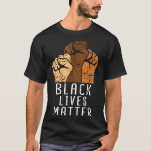 Zwarte Levens Blm Mensenrechten Black History Mont T-shirt