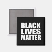 "ZWARTE LEVENS KWESTIE" MAGNEET (Voorkant / Achterkant)