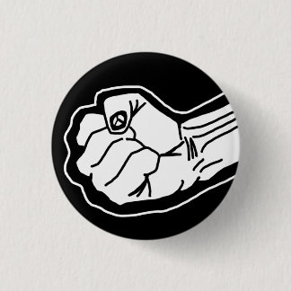 zwarte levens ronde button 3,2 cm