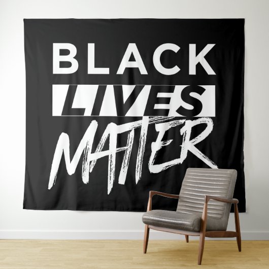 Zwarte levens zijn enorm wandkleed (In Situ (horizontaal))