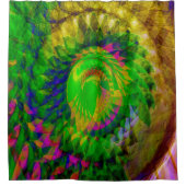 Zwarte lichte lichten..... douchegordijn (Voorkant)