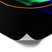 Zwarte lichtvrouw poster (Hoek)