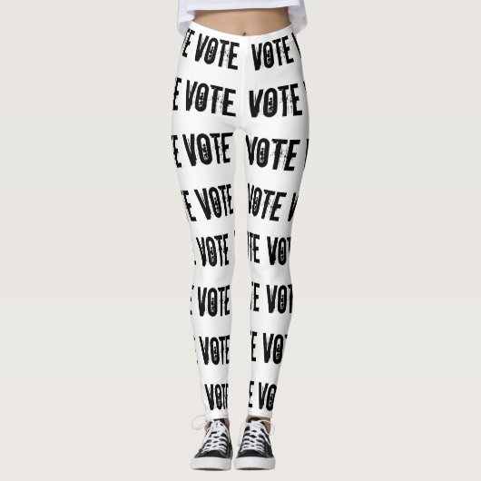 Zwarte liften, stemming leggings (Voorkant)