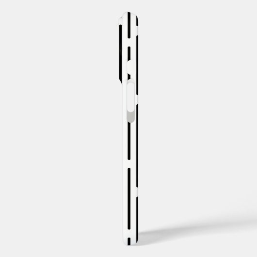 Zwarte Lijn Geometrisch Patroon Case-Mate iPhone Case (Achterkant / Links)
