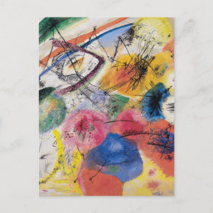 Zwarte lijnen briefkaart