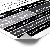 Zwarte Lijsten, Opticien, Technical Practitioner Poster (Hoek)