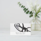 Zwarte Lijsten, Opticien, Technical Practitioner Visitekaartje (Staand voorkant)