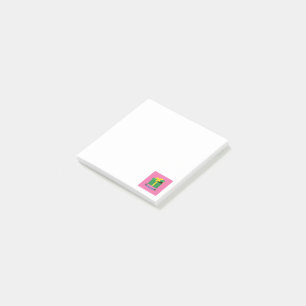 Zwarte Lijster Die Uit Een Cadeaudoos Kijkt Post-it® Notes
