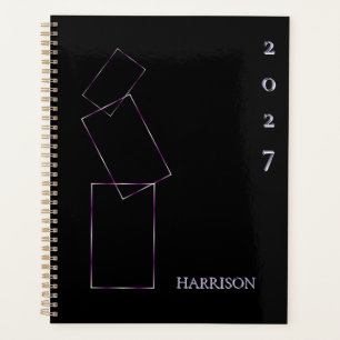 Zwarte Lilac Persoonlijke Planner