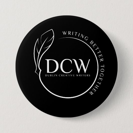 Zwarte Logo Button (Voorkant)