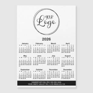 Zwarte Logo Infobalk 2026 Magnetische Kalender