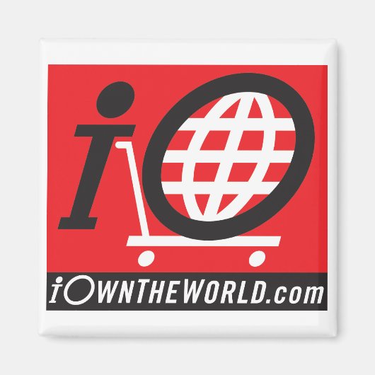 Zwarte Logo magneet (Voorkant)