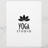 Zwarte Lotus Bloem Flyer (Voorkant)