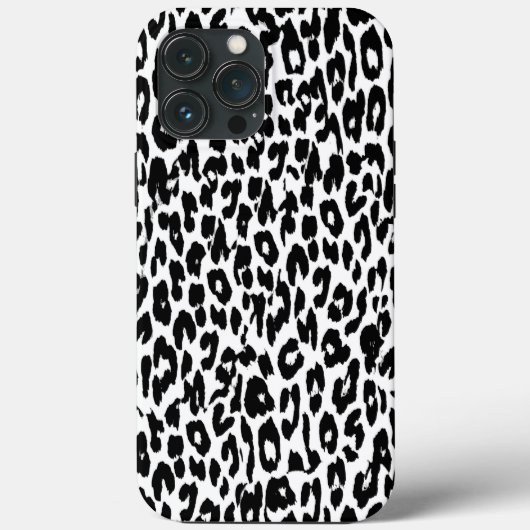 Zwarte luipaard Case-Mate iPhone case (Achterkant)