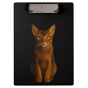 Zwarte Luxe Klembord, Abyssinian Beauty Klembord