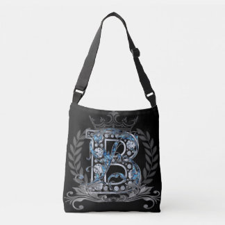 Zwarte Lyon lux gebogen lv Crossbody Tas