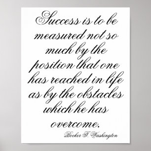 Zwarte maand Wall Inspiration, Motivatie Quote, Poster