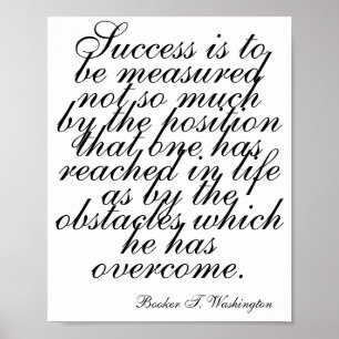 Zwarte maand Wall Inspiration, Motivatie Quote, Poster