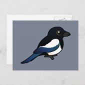 Zwarte Maart Briefkaart (Voorkant / Achterkant)