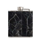 Zwarte maatkolf heupfles (Achterkant)