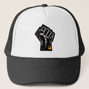 Zwarte Macht Rebellie Vuist Ontwerp voor Activisme Trucker Pet