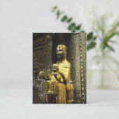 zwarte madonna montserrat briefkaart (Staand voorkant)