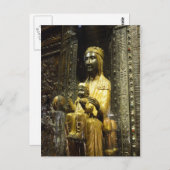 zwarte madonna montserrat briefkaart (Voorkant / Achterkant)