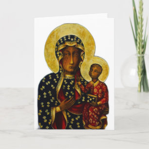 Zwarte Madonna van Częstochowa Kaart