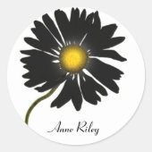 zwarte maffia ronde sticker (Voorkant)