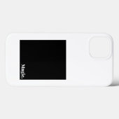 ZWARTE MAGIC Case-Mate iPhone CASE (Achterkant (horizontaal))