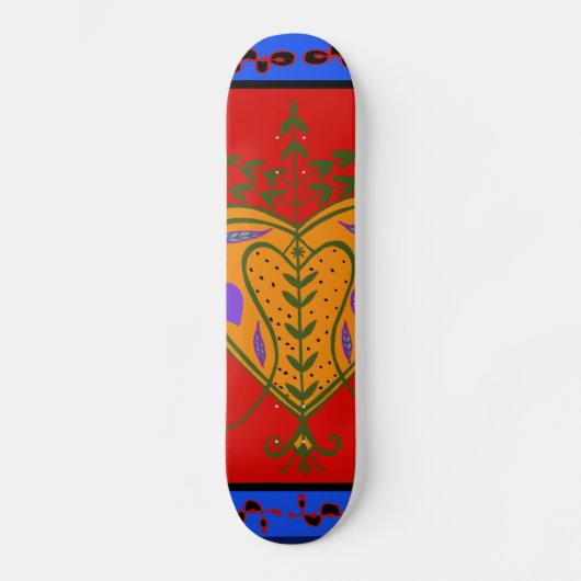 Zwarte Magic Skateboard (Voorkant)
