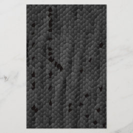 Zwarte Mamba in afbeelding, Art Briefpapier