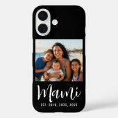 Zwarte Mami Vastgestelde Script Foto Case-Mate iPhone Case (Achterkant)