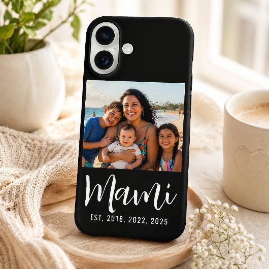 Zwarte Mami Vastgestelde Script Foto Case-Mate iPhone Case