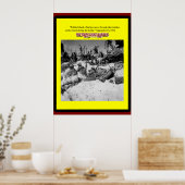 ZWARTE MARINES IN DE TRENCHES 1944 POSTER (Keuken)