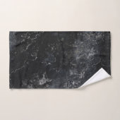 Zwarte marmer bad handdoek (Handdoek)
