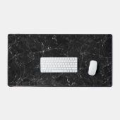 Zwarte marmer bureaumat (Keyboard & Muis)