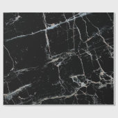zwarte marmer cadeaupapier (Vlak)