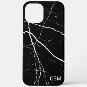 Zwarte Marmer iPhone 12 Pro Max Hoesje