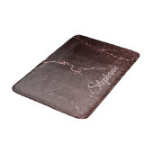 Zwarte marmer en glitter badmat (Gekanteld)